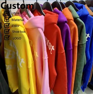 Dropshipping logotipo personalizado de alta calidad 500 Gsm 100% Sudadera con capucha de algodón de peso pesado de talla grande sudaderas con capucha para hombre - Product Image 1