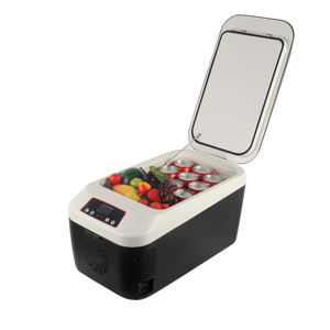 Glacière portable 12L DC12V sortie USB 5V froide et chaude pour charger le téléphone à la maison <span class=keywords><strong>voiture</strong></span> à double usage - Product Image 4