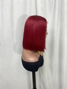 <span class=keywords><strong>Cheveux</strong></span> vierges alignés sur cuticules Perruque Bob droite à double tirage avec fermeture 2*6 Kim Perruques Lace Front de <span class=keywords><strong>cheveux</strong></span> humains 100% <span class=keywords><strong>pour</strong></span> femmes noires - Product Image 5