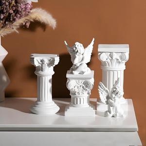 Columna Romana, Columnas Griegas <span class=keywords><strong>de</strong></span> Resina, Columna Romana Clásica, Estatuas Griegas, Decoración <span class=keywords><strong>de</strong></span> Escritorio <span class=keywords><strong>de</strong></span> Oficina, Escultura Arquitectónica <span class=keywords><strong>de</strong></span> Resina, Boda - Product Image 3