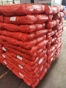 Bâche en PE robuste orange et argentée 150 GSM, imperméable et résistante aux UV, <span class=keywords><strong>avec</strong></span> œillets pour tente de voiture extérieure - Product Image 4