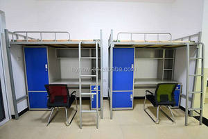 Lit superposé en métal pour enfants, mobilier commercial de chambre à coucher, design moderne, pour enfants, personnel, acier, <span class=keywords><strong>militaire</strong></span>, armée - Product Image 5