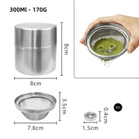Ensemble de tamis à matcha en acier inoxydable, tamis à poudre de matcha, outils pour le thé matcha, pour des lattes onctueux, la pâtisserie et la préparation quotidienne du thé
