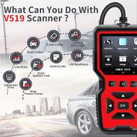 Nueva Herramienta de Diagnóstico Automotriz V519, Lector de Códigos OBD 2/OBDIi/OBD2, Escáner de Automóviles, Función Completa de Análisis de Motor ABS para Automóviles