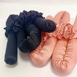 Ensemble de rouleaux en soie 100% 19 mm, accessoires de coiffure pour femmes, boucleur sans chaleur - Product Image 3