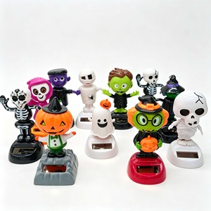 Halloween Solar Powered Eco-Friendly Plastic Dancing Swinging Car Figurines <b>Toy</b> Decoration Promotional <b>Toys</b> Day of the Dead - Product Image 2