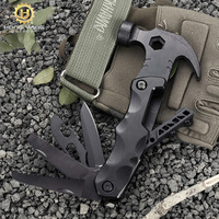 Marteau d'urgence portable avec brise-vitre et coupe-ceinture, outil léger de sauvetage automobile pour kit de survie en camping extérieur