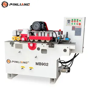 MB902 Automatic high efficient pole handle multi wood bars broom rod rounding machine