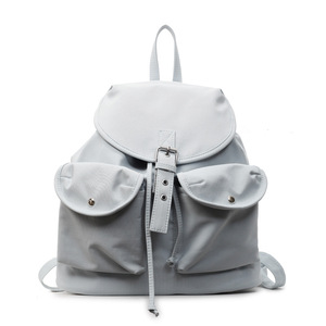 New 2025 Niche Pu Backpack Women's Large Capacity Versatile Student School <b>Bag</b> Simple Travel Backpack - Product Image 5