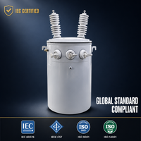 Transformateur de puissance immergé dans l'huile, triphasé, 6kV-35kV, transformateurs électriques industriels MV HV OEM