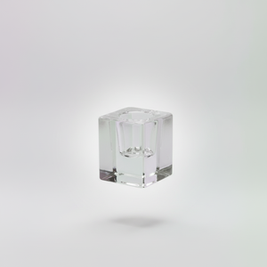 Vaso de Cerveza de Cristal Transparente Cuadrado 4x4, Estilo Moderno, Reutilizable, con Rayas, Marca XQ, Vaso Pequeño para Cubitos de Hielo, para Mesa de Comedor - Product Image 5