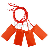 Almohadilla Calefactora de Silicona Flexible OEM 12V/220V, Película Calefactora para Paquete de Baterías EV, Poliimida PI, Retardante de Llama UL94 V-0, Alta Potencia