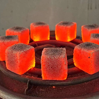 Charbon de coco en gros pour chicha, 100% naturel, fabriqué à la machine, 9000+ Kcal/kg, longue durée de combustion, sans fumée, faible teneur en cendres, Vietnam