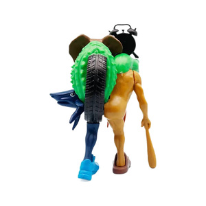 Nueva figura clásica americana de PVC, modelo de adorno, figura de palo, zapatos con tiburón, pies de <span class=keywords><strong>mono</strong></span> de plátano congelado, tema de montañas y mares - Product Image 5