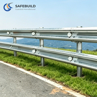 Barrière de sécurité routière en acier Q235, certifiée AASHTO M180, galvanisée à chaud, type W, vente en gros