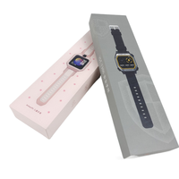 Boîtes et étuis à montres personnalisés avec impression sur mesure, boîte à montre en papier de luxe avec insert en mousse EVA et coton perlé