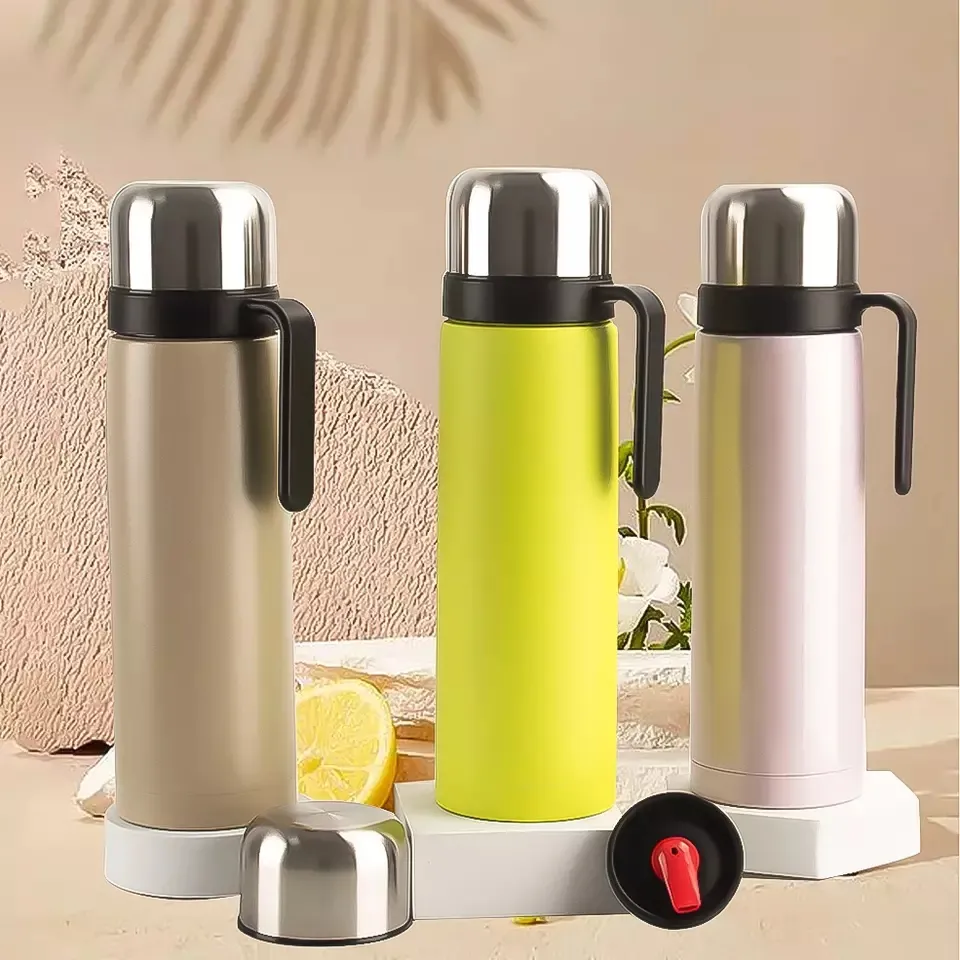 Gv017 Yerba Mate Thermosfles Ontworpen Voor Gebruik Met Mate Cup Of Mate Kalebas Dubbelwandige Vacuüm Geïsoleerde Thermos Waterfles