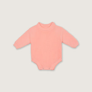 Mono de bebé de punto YKK 100% algodón para niños, ODM y OEM, fabricado en Vietnam, con botones, de color liso, ropa de invierno para bebé. - Product Image 4