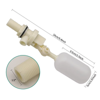 Valve automatique pour abreuvoir à bétail avec flotteur à bille en plastique pour un contrôle efficace du niveau d'eau des abreuvoirs pour animaux