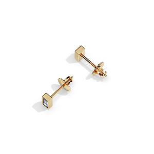 Pendientes de Botón Redondos de Moissanita Brillante de Diseño de Lujo, Plata de Ley 925, Accesorios Clásicos de Moda para Mujer - Product Image 3