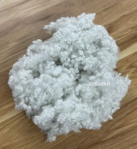 Fibre creuse siliconée en polyester recyclé haute densité 7D HCS pour surmatelas et matelassage haut de gamme - Product Image 1