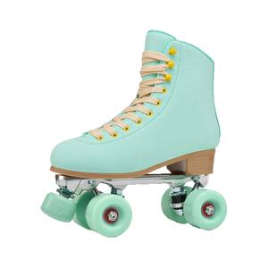Patines de <span class=keywords><strong>Ruedas</strong></span> Cuádruples Profesionales Doble Fila 4 <span class=keywords><strong>Ruedas</strong></span> de PU Carcasa de Fibra de Carbono Rodamientos ABEC-9 Color Personalizable Uso Invernal para Adultos - Product Image 2