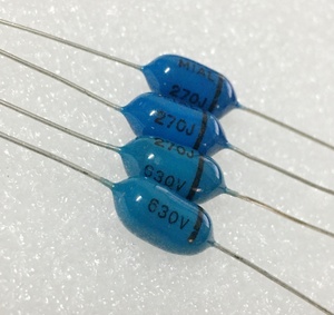 Condensador de Audio para Guitarra Eléctrica <span class=keywords><strong>MIAL</strong></span> 2200PF 630V 270PF 630V 271J, Marca Italiana Original, Nuevo, con Terminales de Cobre y Poliestireno - Product Image 4