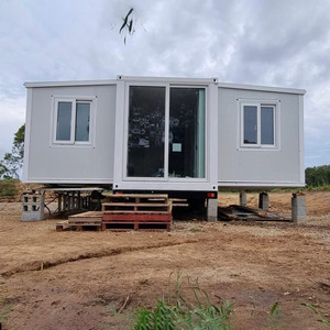 Casa Modular Plegable de Acero de Alta Calidad de 20 pies, 1-2 Dormitorios, Cocina, Baño, Expandible, para Almacén o Gimnasio - Product Image 1