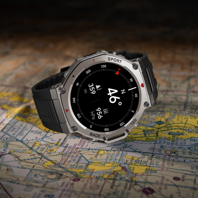 DM58 Smart Watch Rugged Outdoor Design 170+ Sports Modes Smartwatch Dustproof 5ATM Swimming GPS Smart Watches Full Touch Display
