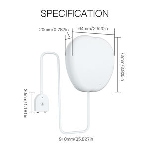 Умный датчик затопления Wi-Fi, домашняя сигнализация, детектор утечки воды, оповещение о затоплении, система безопасности Tuya - Product Image 6