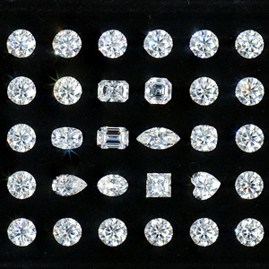Xingyue gemas de alta calidad 4mm -10mm redondo corte brillante moissanita diamante para joyería - Product Image 1