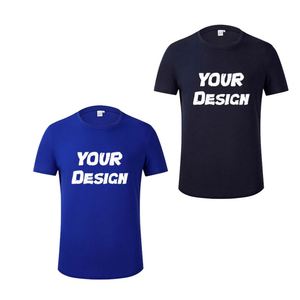 T-shirt vierge personnalisé avec logo imprimé pour homme, blanc ou noir, 185 g/m², vente en gros - Product Image 2
