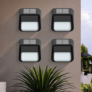 TAIKOO RGB <b>LED</b> Solar Wall <b>Light</b> Outdoor Courtyard & Garden Decoration <b>with</b> <b>Motion</b> <b>Sensor</b> Wall Mounted Solar Garden <b>Light</b> - Product Image 6