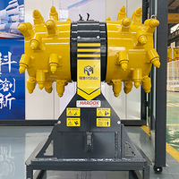 Tête de fraisage hydraulique professionnelle MONDE, directement de l'usine, pour le creusement de caniveaux urbains et le fraisage routier, installation facile