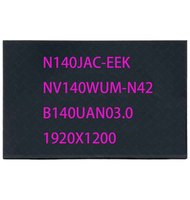 N140JCA-EEK NV140WUM-N42 B140UAN03.0 1920x1200 Panel Layar LCD 30pin 60hz