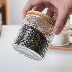 Lọ Thủy Tinh Đựng Gia Vị, Đồ Dùng Nhà Bếp, Kết Hợp Với Gia Đình, Lọ Đựng Muối Và Dầu, Có Đế Tre - Product Image 5