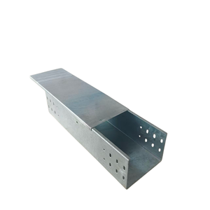 Canaux de câblage en <span class=keywords><strong>acier</strong></span> au carbone galvanisé à chaud, type cheminée, fond plein, HDG, sur mesure, pour la construction industrielle - Product Image 1