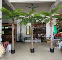Palmeras Artificiales, Palmeras de Cocotero, Árboles de Nuez de Betel de Más de 200 cm para Uso en Interiores/Exteriores, Accesorios para Bodas y Fotografía, Venta al por Mayor