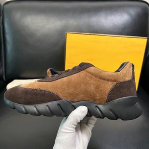 Chaussures de marche en daim marron sur mesure de créateur haut de gamme, tendance et populaires, les meilleures ventes pour hommes, chaussures de luxe polyvalentes et robustes - Product Image 5
