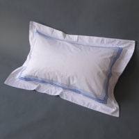 Housse de couette 100% coton, lot de 2 pièces, avec taie d'oreiller brodée