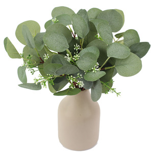 Bouquet d'eucalyptus artificiel Tainen avec décorations florales en soie et fruits pour mariage et décoration intérieure - Product Image 5