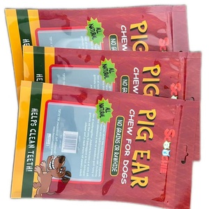 Пакет для корма для животных с индивидуальным логотипом, трехсторонней запайкой, застежкой-молнией и окном, пластиковый, для лакомств для собак, жевательных снеков, булли-стиков - Product Image 6