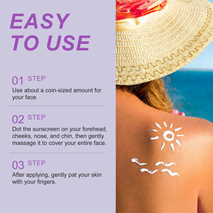 Label privé apaisant apaisant peau à large spectre protéger visage main corps hydratant quotidien EGF <span class=keywords><strong>crème</strong></span> solaire <span class=keywords><strong>Spf</strong></span> <span class=keywords><strong>50</strong></span> vente à chaud - Product Image 3