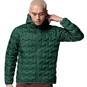 Chaqueta Casual Ligera para Hombre, 100% Plumón, 200g-250g, Cortavientos, con Capucha y Diseño Plegable - Product Image 1