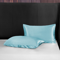 Taie d'oreiller rectangulaire en satin personnalisée et moderne, douce pour les cheveux et la peau, idéale pour la maison, l'hôtel, l'hôpital, les mariages et les cadeaux.