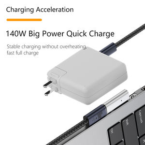 Adaptateur convertisseur magnétique JILIAN Mag3 USB PD 140W, sortie CC pour ordinateur portable, charge rapide avec protection contre les courts-circuits en alliage de zinc - Product Image 5