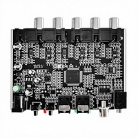 Decodificador de Audio Digital DTS Dolby de Fibra Óptica, 5.1 Canales, AC-3, Fuente PCM/Coaxial a Analógica, Modelo Separador