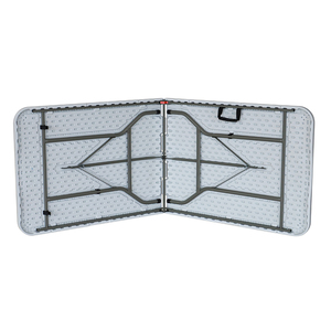 Venta caliente al aire libre boda Rectangular blanco HDPE 72 pulgadas fiesta eventos plástico 6 pies mesa plegable - Product Image 4