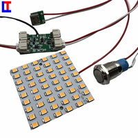 Placa PCB FR4 de 12V CC 7W 94v0 de la Mejor Calidad para Linterna LED, Doble Color SMD2835 DMX RGB DIY, 1oz de Cobre