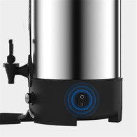 Chauffe-eau électrique de 18 litres, distributeur, grande capacité, thermo pot, urne, portable, café gouvernemental, acier inoxydable